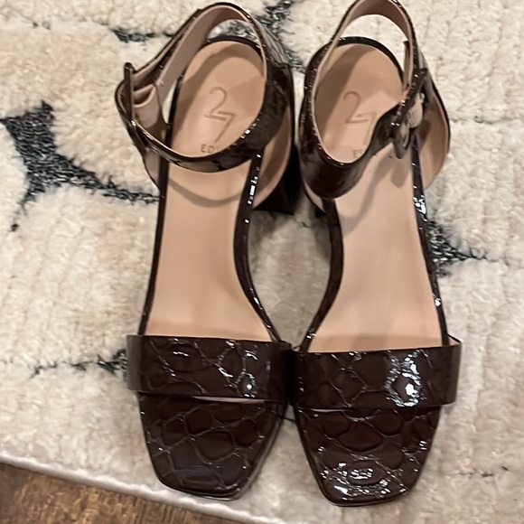 27 EDIT Naturalizer Jaselle Platform Heels - Crocodile - Picture 7 of 8